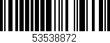 Código de barras (EAN, GTIN, SKU, ISBN): '53538872'