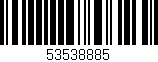 Código de barras (EAN, GTIN, SKU, ISBN): '53538885'