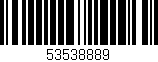 Código de barras (EAN, GTIN, SKU, ISBN): '53538889'