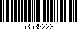 Código de barras (EAN, GTIN, SKU, ISBN): '53539223'