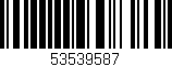Código de barras (EAN, GTIN, SKU, ISBN): '53539587'