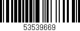 Código de barras (EAN, GTIN, SKU, ISBN): '53539669'