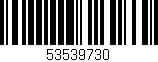 Código de barras (EAN, GTIN, SKU, ISBN): '53539730'