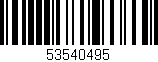Código de barras (EAN, GTIN, SKU, ISBN): '53540495'