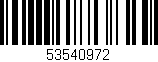 Código de barras (EAN, GTIN, SKU, ISBN): '53540972'