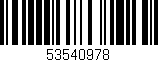Código de barras (EAN, GTIN, SKU, ISBN): '53540978'