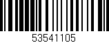 Código de barras (EAN, GTIN, SKU, ISBN): '53541105'