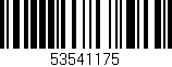 Código de barras (EAN, GTIN, SKU, ISBN): '53541175'