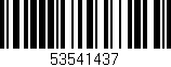 Código de barras (EAN, GTIN, SKU, ISBN): '53541437'