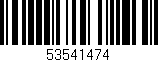 Código de barras (EAN, GTIN, SKU, ISBN): '53541474'