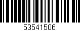 Código de barras (EAN, GTIN, SKU, ISBN): '53541506'