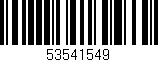 Código de barras (EAN, GTIN, SKU, ISBN): '53541549'