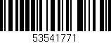 Código de barras (EAN, GTIN, SKU, ISBN): '53541771'