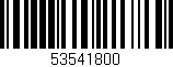 Código de barras (EAN, GTIN, SKU, ISBN): '53541800'