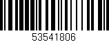Código de barras (EAN, GTIN, SKU, ISBN): '53541806'