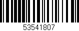 Código de barras (EAN, GTIN, SKU, ISBN): '53541807'