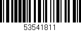Código de barras (EAN, GTIN, SKU, ISBN): '53541811'