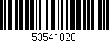 Código de barras (EAN, GTIN, SKU, ISBN): '53541820'