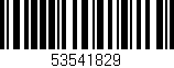 Código de barras (EAN, GTIN, SKU, ISBN): '53541829'