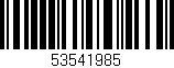 Código de barras (EAN, GTIN, SKU, ISBN): '53541985'