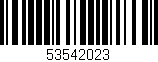 Código de barras (EAN, GTIN, SKU, ISBN): '53542023'