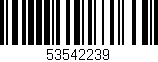 Código de barras (EAN, GTIN, SKU, ISBN): '53542239'