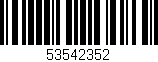 Código de barras (EAN, GTIN, SKU, ISBN): '53542352'