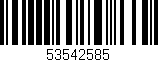 Código de barras (EAN, GTIN, SKU, ISBN): '53542585'