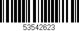 Código de barras (EAN, GTIN, SKU, ISBN): '53542623'