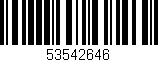 Código de barras (EAN, GTIN, SKU, ISBN): '53542646'