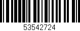 Código de barras (EAN, GTIN, SKU, ISBN): '53542724'