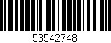 Código de barras (EAN, GTIN, SKU, ISBN): '53542748'