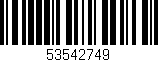 Código de barras (EAN, GTIN, SKU, ISBN): '53542749'