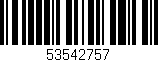 Código de barras (EAN, GTIN, SKU, ISBN): '53542757'