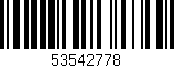 Código de barras (EAN, GTIN, SKU, ISBN): '53542778'