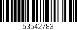 Código de barras (EAN, GTIN, SKU, ISBN): '53542783'