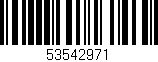 Código de barras (EAN, GTIN, SKU, ISBN): '53542971'