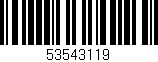Código de barras (EAN, GTIN, SKU, ISBN): '53543119'