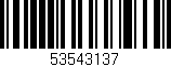 Código de barras (EAN, GTIN, SKU, ISBN): '53543137'