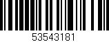 Código de barras (EAN, GTIN, SKU, ISBN): '53543181'