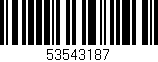 Código de barras (EAN, GTIN, SKU, ISBN): '53543187'