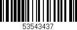 Código de barras (EAN, GTIN, SKU, ISBN): '53543437'