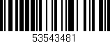 Código de barras (EAN, GTIN, SKU, ISBN): '53543481'
