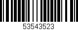 Código de barras (EAN, GTIN, SKU, ISBN): '53543523'