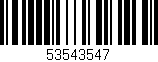 Código de barras (EAN, GTIN, SKU, ISBN): '53543547'