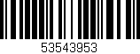 Código de barras (EAN, GTIN, SKU, ISBN): '53543953'