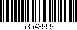 Código de barras (EAN, GTIN, SKU, ISBN): '53543959'