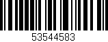 Código de barras (EAN, GTIN, SKU, ISBN): '53544583'