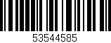 Código de barras (EAN, GTIN, SKU, ISBN): '53544585'