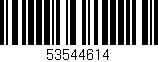 Código de barras (EAN, GTIN, SKU, ISBN): '53544614'